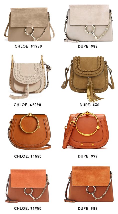 chloe hudson replica|chloe looks alike handbags.